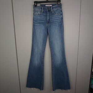 New Joe's Jeans Women's High Rise Flare Cut Off Jeans size 24